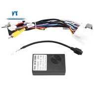 For  / J10/J11 Juke/NP300 Android 16-PIN Canbus Box Raise Decoder Wiring Harness Power Cable Plug