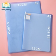 Portfolio A3 File 30 Pockets Clear File Folder A3 Presentation Display Document File