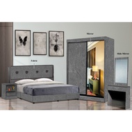 [TSB-BR3813]4FT & 5FT Bedroom Set / 4 Kaki & 5 Kaki Set Bilik Tidur / Queen & King Size Full Set