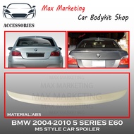 BMW 5 SERIES E60 2004-2010 M5 STYLE REAR TRUNK SPOILER REAR BONET SPOILER LIP ABS SKIRT LIP BODYKIT