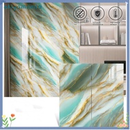 AKIYAMAMIO Wall Stickers, Self Adhesive PVC Marble Tiles,  Waterproof 30x60cm Floor Tile Sticker Kit