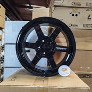 [1PC] New Sport Rim 17inch TE37 17X7.5JJ ET35 5H113 Glass Black