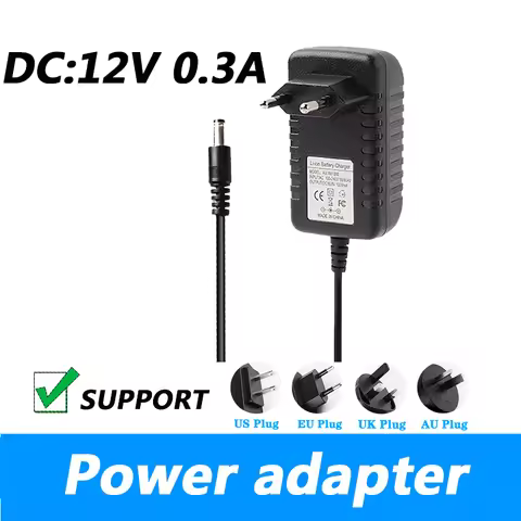 12V 0.3A Universal Application S1500A3AF HD Scanner Adapter Power Cable UK Plug AU Plug Adapter 4.0*