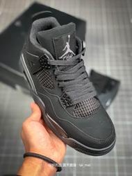 耐吉 Nike Air Jordan 4 Retro 黑武士黑猫 籃球鞋 運動鞋 男女鞋 公司貨