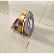 Stiker List Plat Strip Dinding Plat Gold Stiker Plat Strip Silver Stiker List Plat Strip Dinding