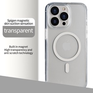 Ốp cảm giác da chống vàng Spigen chính hãng cho Iphone 15 Pro Max / iPhone 14 Pro Max / iPhone 14 Pl