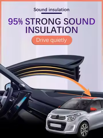 Car Dashboard Sealing Strip Sound Insulation Rubber Strip Dust-proof For Auto Interior Accessories F