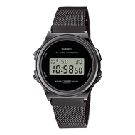 Casio Digital Stainless Steel Mesh Watch (A171WEMB-1A)