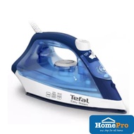 Tefal Steam Iron Easy Vertical Steam Seterika Wap FV1941 1200Watt Blue Print / White Garment Cloth M