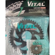 BRIXTON BX-GPX Legend 150 /200 /250 Chain Sprocket 15T 16T Sprocket - 42T/43T/45T Chain 428HSB Genui