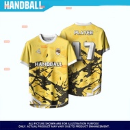 【Free custom name & number】Handball baju lelaki Sublimation Jersey Custom Name football jersey for M