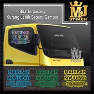 MULYA JAYA cutting stiker WORDS CODE 08 (LEARLY WITHOUT REMEMBERING THE FORWARD WITHOUT EXPLOSION)