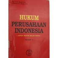 USED INDONESIAN COMPANY LAW BOOK PART 2 Original