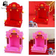 [Serenable] Buddha Retal Stand Stand, Mini-Buddhist Buddha Altar, Shrine, Feng-shui Gifts, Ornament,