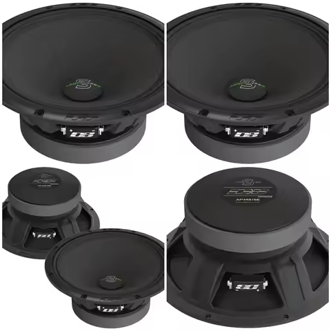 Apocalypse Black 8' 170W RMS 4-Ohm Midrange Speakers Pair/AP-M81SE