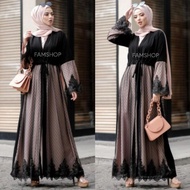 Penawaran Terbatas Abaya Turkey Hitam Gamis Dress Maxi Arab Saudi