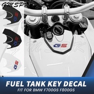 Frosted Motorcycle Gas Fuel Tank Pad Protector Sticker Ignition Key Decal Fit for BMW F800GS F700GS 