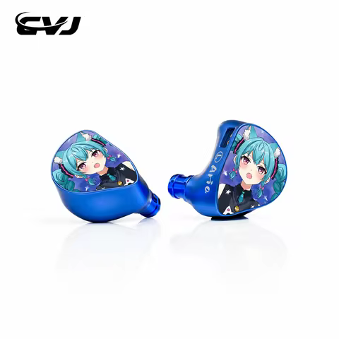 CVJ Aria In-Ear Earphones 10mm Dynamic Driver HIFI IEM Adjustable Tuning Nozzle CNC Aviation Grade C