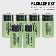 Brand New 100% Original 18350 Battery 4.2V 1000mAh Discharge 18350 Li-ion Battery Rechargable Batter
