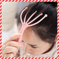 其他品牌 - 小鋼球頭皮按摩爪 舒筋活絡 促進血液運行防脫髮 五爪滾珠頭皮按摩器 [粉紅色1個]