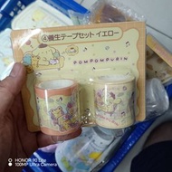 Sanrio - 三麗鷗 Sanrio Pompompurin 布丁狗 布甸狗 一番賞 4號賞 膠紙 2件裝[平行進口]