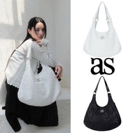Korean Niche ason Bag Female Sweet Spicy Lazy Style Crescent Bag Tote Large Capacity One-Shoulder Ar