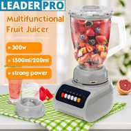 220V 300W Heavy Duty Automatic Fruit Juicer Commercial Grade Blender Mixer Ice Crusher Smoothies Maker Kitchen Food