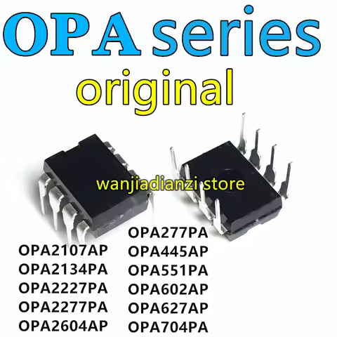 5pcs New and original OPA2604 OPA2604AP DIP8 Operational amplifier, current feedback chip, double op