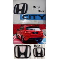 Honda City Hatchback 2021- 2025 GN2 GN5 Matte Black Emblems Logo Honda City Emblem Logo