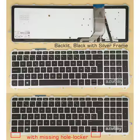 Belgian AZERTY Keyboard for HP Envy 15-J000 17-J000 M7-J000 15t-j000 15t-j100 15z-j000 17t-j000 15-q
