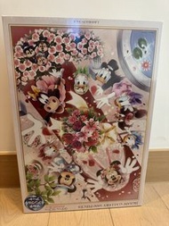 絕版tenyo 迪士尼米奇米妮 Disney mickey Minnie 幸運的花束 1000塊砌圖拼圖puzzle