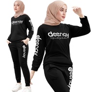 SR 00021 Setelan Olahraga Wanita Deenay Dewasa ABG Set Senam Joging Piyama Training Suit Sportswear