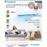 Daikin 1HP R32 RV28PBV1M-3SL Standard Non Inverter Air Conditioner (FTV-P Series) NON-WIFI