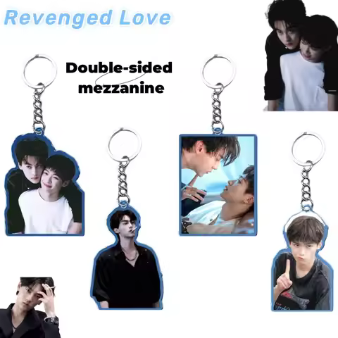 Revenged Love Chi Cheng Tian Xuning Creative Personality Double Sided Sandwich Acrylic Keychain Scho
