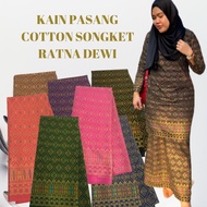 M’SIA STOCK Kain Pasang Cotton Printed Songket Ratna Dewi