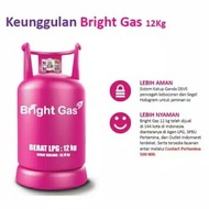 Tabung Bright Gas 12kg isi Tabung Pink 12kg isi Tabung pink