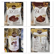 Tulip High Fat Cocoa 32% Cocoa Butter Cocoa Powder and Cocoa Mass 400 G. ทิวลิป ผงโกโก้ผสมโกโก้แมส ห