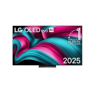 LG C5 Series 83-77-65-inch OLED evo 4K UHD HDR10 AI 2025 Smart TV - Black (OLED83C5PSA/OLED77C5PSA/O