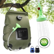 20L Outdoor Camping Bath Bag Solar Heat Portable Shower Bag20L Outdoor Shower Bathing Water Bag