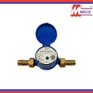 MECO Heavy Duty Water Meter (1/2") Solid Brass Body Submeter Reading