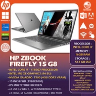 HP ZBOOK FIREFLY SERIES - 14/15 G7/G8 WORKSTATION - 14"/15" INCH TOUCHSCREEN -  i5/i7 10TH/11TH GEN 