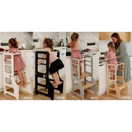 Montessori Helper Tower | Kitchen Step Stool | Learning Tower | Children's Assist Ladder
