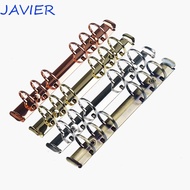 JAVIER Spiral Rings Binder Clip A5 A6 A7 Diary Colorful Metal File Folder Refillable