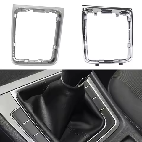 Automatic DSG Gear Frame Bracket Circle Gear Shift Knob Base Trim Circle For V W Golf 7 7.5 Golf R 5