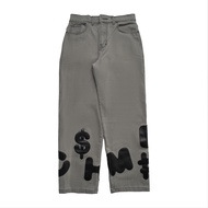 Baggy Jeans Leather - Absurd Grey