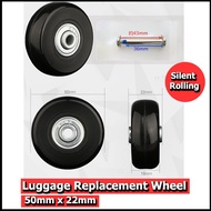 Silent Luggage Replacement Wheels 2 PCS Repair 35mm45mm50mm60mm Samsonite American Tourister Travel l1ju