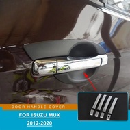 Isuzu MUX D-MAX 2012-2019 Chrome Door Handle Cover Protector Trim Exterior Accessories