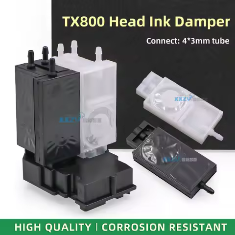 6PCs/Lot TX800 Printhead Ink Damper for UV Flatbed Printer Ink Dumper for EPSON TX800 Head Negative 