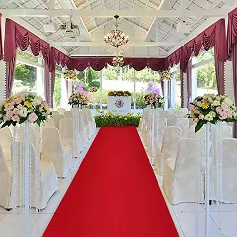 Wedding White Carpet Wedding Red Carpet Ceremony Party Stage Rugs Wedding Carpet Wedding Aisle Runne