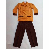 Uniform SET FOR ELEMENTARY SCHOOL ALERT SCOUTING CLOTHES, LONG TOPS AND BOTTOM FOR MEN, WOMEN, KALIM